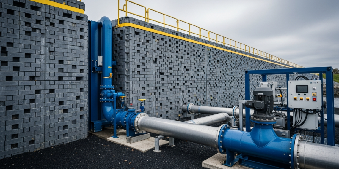 Flood Defense Wall Plastic Ecocube