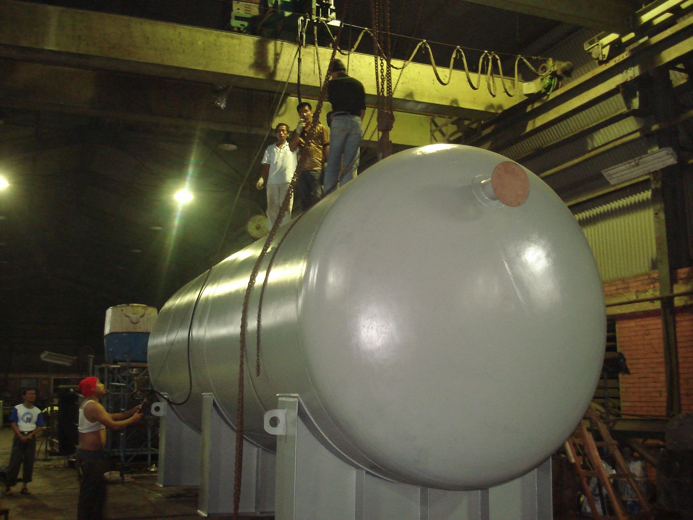 Wii Dual Media Filter Preparing For Finishing