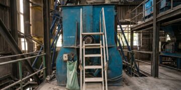 Featured Industrial Concrete Mixer 1500kg Capacity Installation