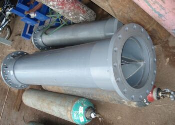 Featured Industrial Inline Static Mixer Pipe Assembly