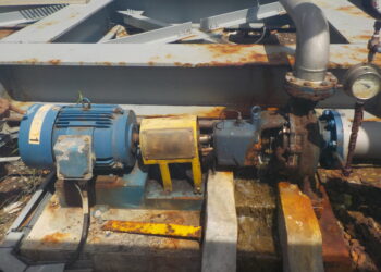 Hero Industrial Centrifugal Pump Motor Assembly Inspection